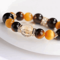 【Ample Wealth】 Tiger's Eye and Citrine Energy Bracelet